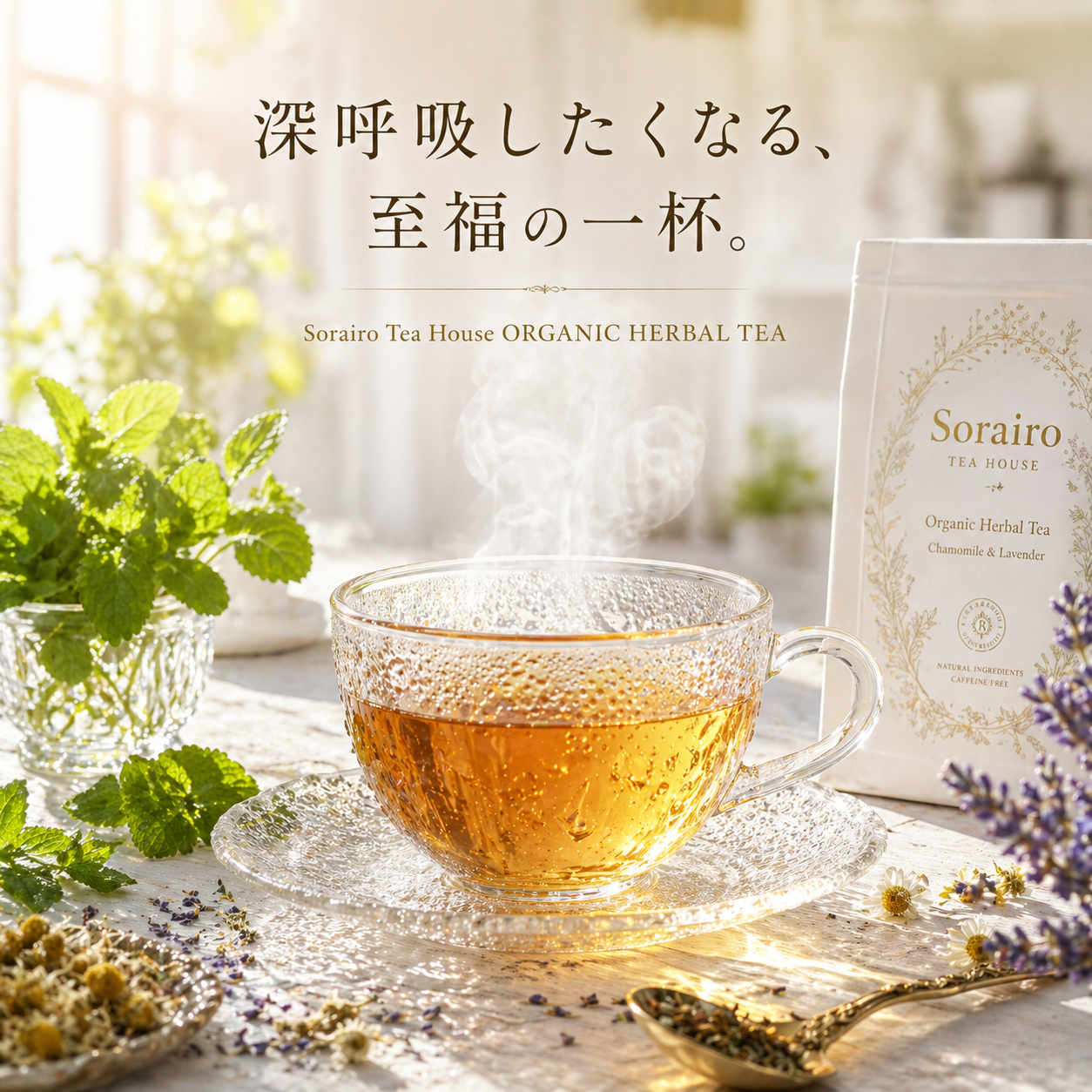 高級オーガニックティー イメージ画像 サンプル