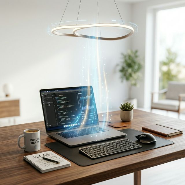 ラグジュアリーで清潔感のある作業風景