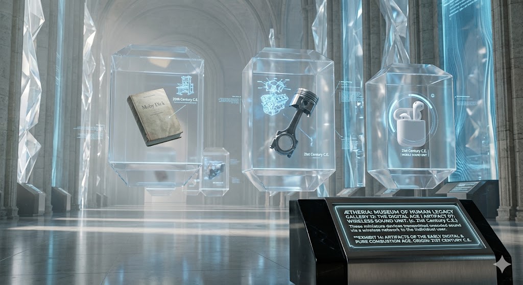 21世紀の遺物展示